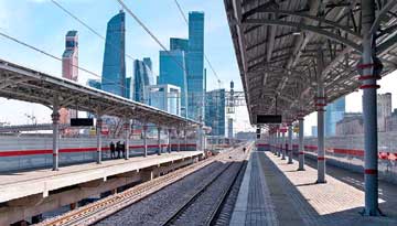 Станция Шелепиха МЦК у Москва-сити