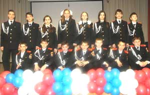 Кадетские классы в Московской школе 2009