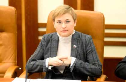 Член Совета Федерации Людмила Бокова.