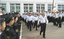 Посвящение в кадеты в кадетской школе 1700