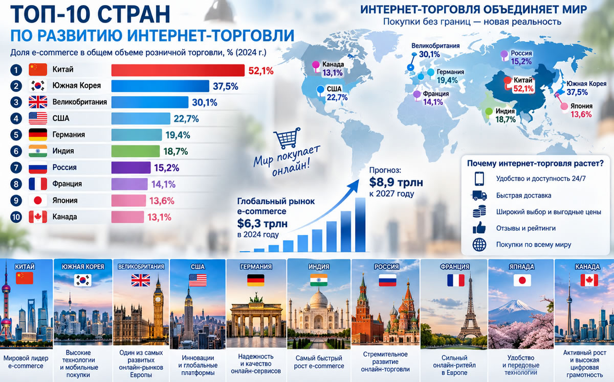 Мировой топ интернет-торговли