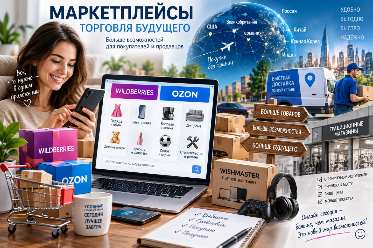 Маркетплейсы: торговля будущего
