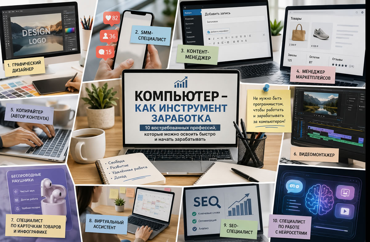 Компьютер как инструмент заработка