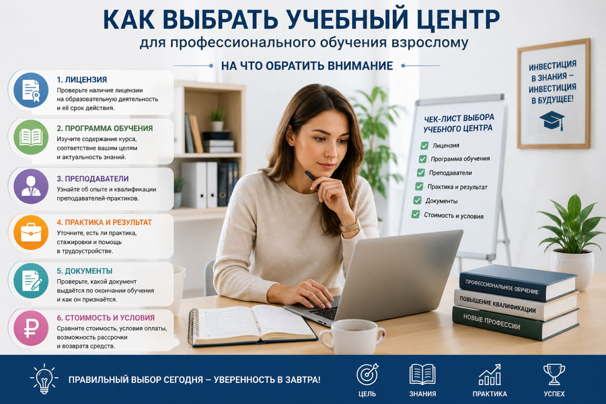 Выбор учебного центра