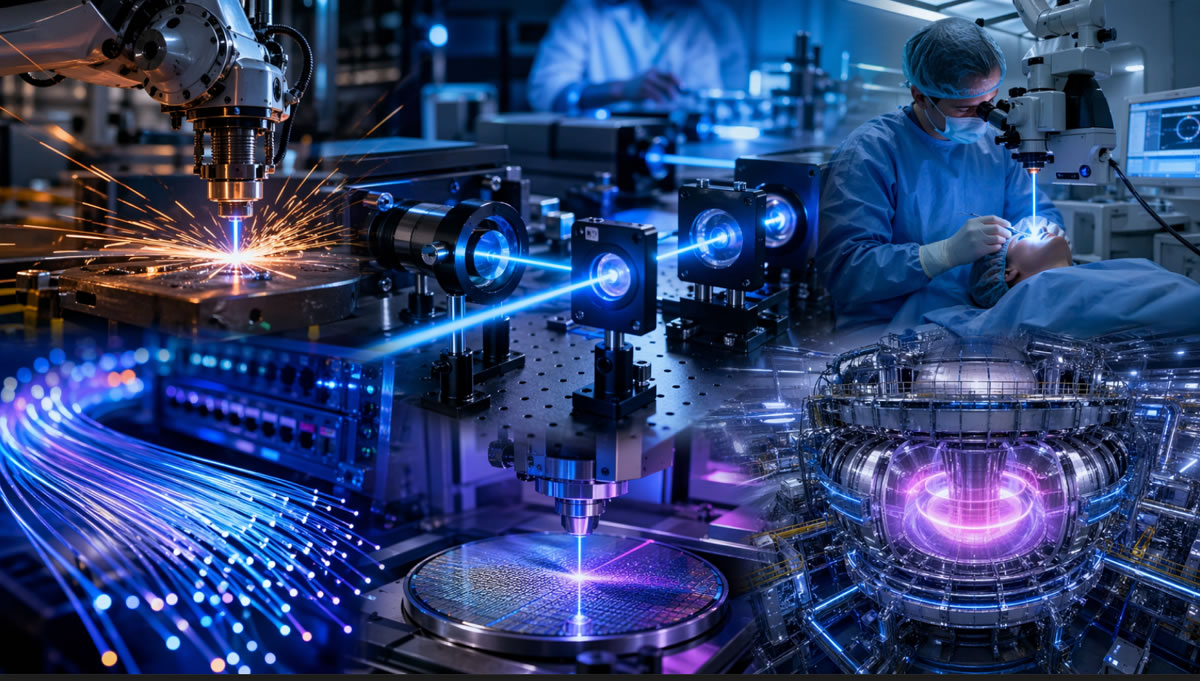 Применение лазеров в науке и промышленности