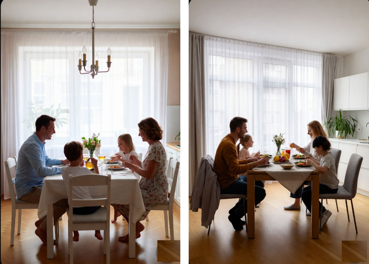 В съемной квартире