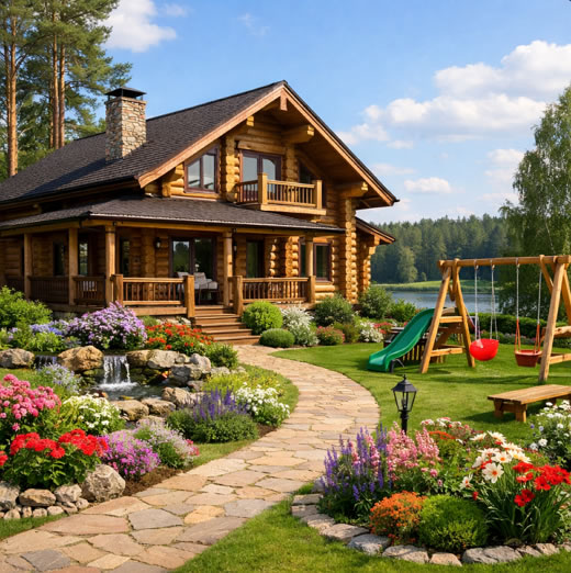 Деревянный дом (сруб) - практичное и экологическое решение