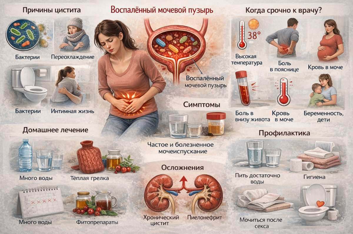 Общие рекомендации при цистите