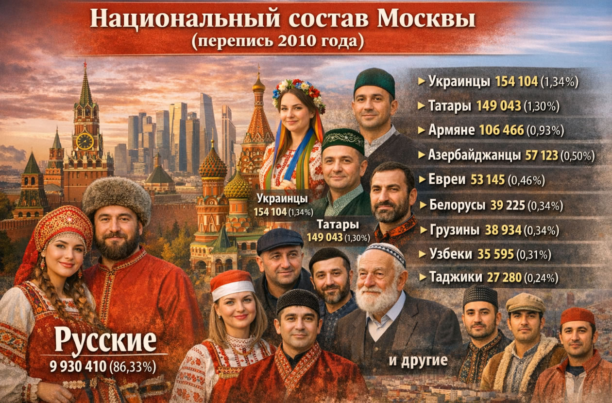 Национальный состав российской столицы
