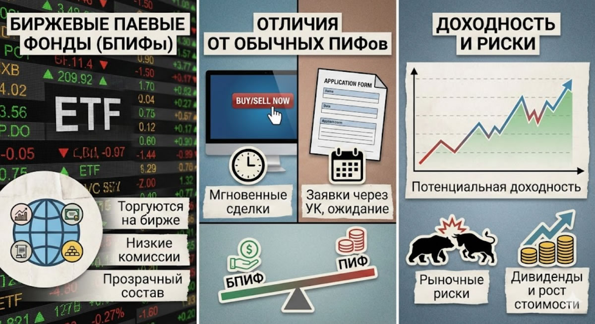 Отличия ПИФов и БПИФов