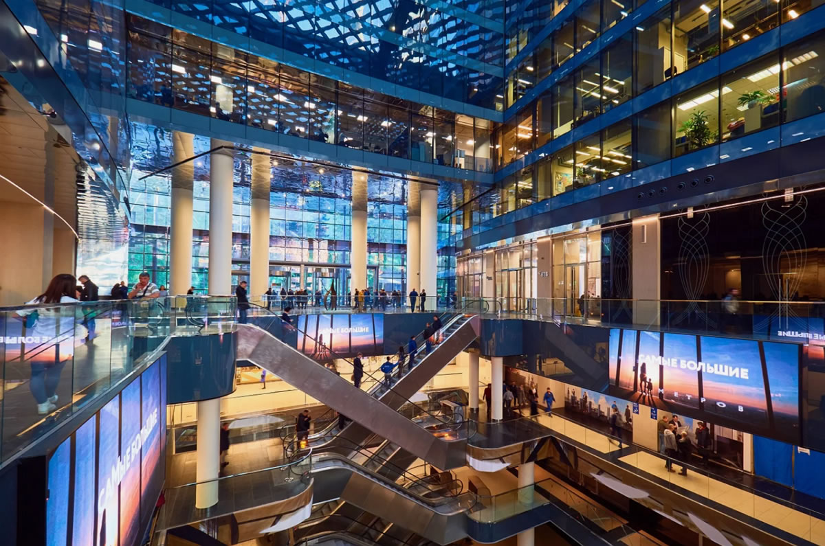 Москва, Деловой центр, Башня Федерация изнутри