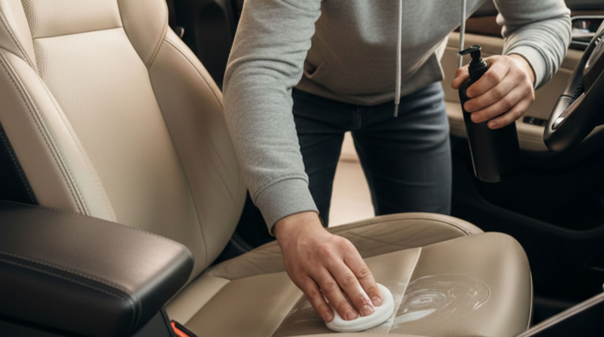 Кожаный салон автомобиля требует регулярного ухода