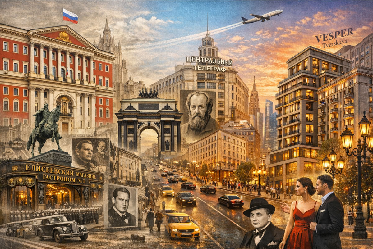 Тверская улица - главная улица Москвы