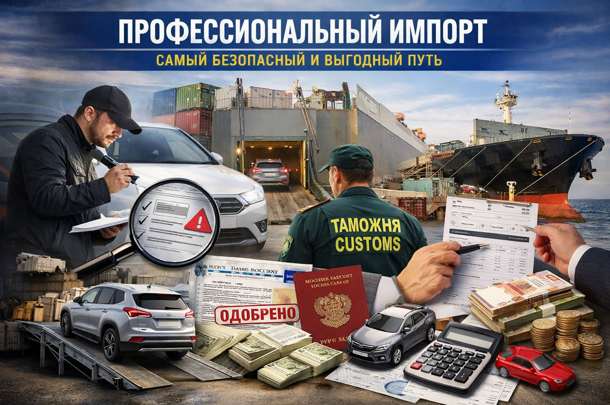 Профессиональный импорт - решение проблемы приобретения автомобиля