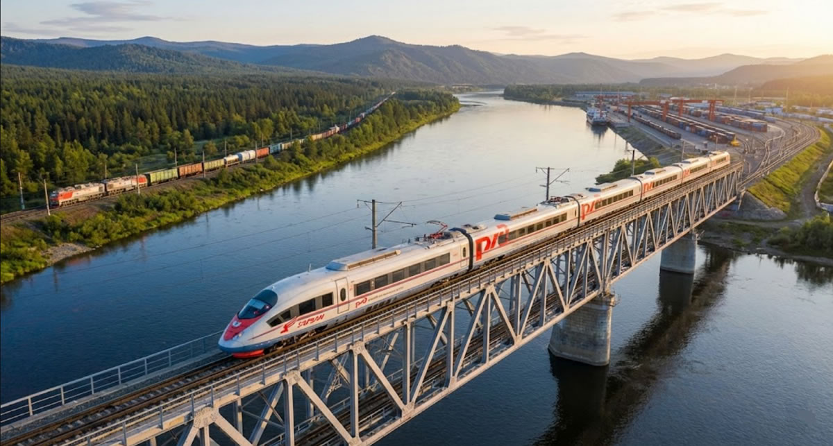 По объему грузового состава РЖД - самая большая в Европе