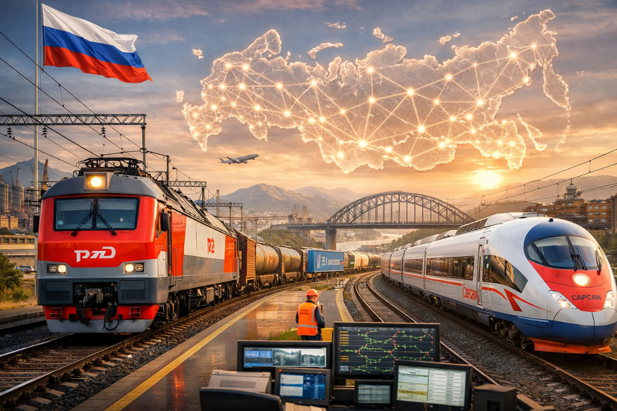 РЖД - самая крупная железнодорожная компания в России и одна из самых крупных в мире