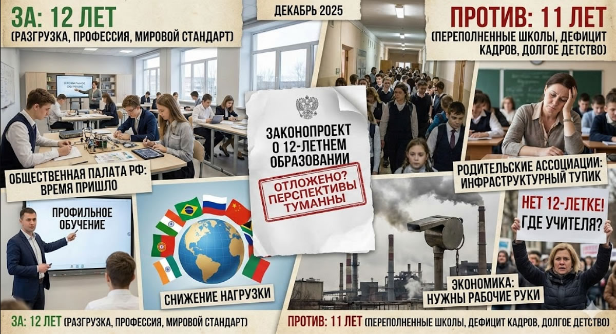 Дискуссия о переходе на 12-летнее образование