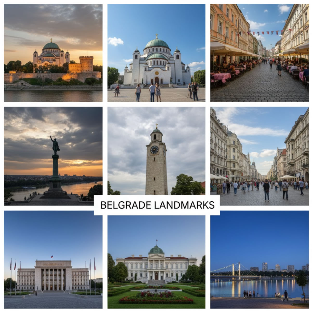 Белград - столица Сербии