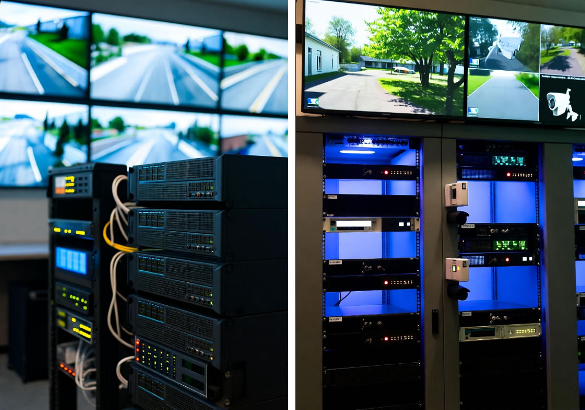 Серверное оборудование обеспечивает работоспособность IP камер