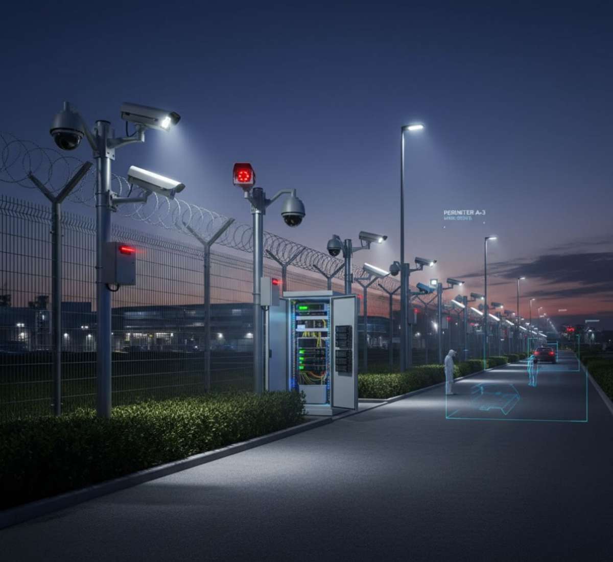 круговое видеонаблюдение в темное время суток