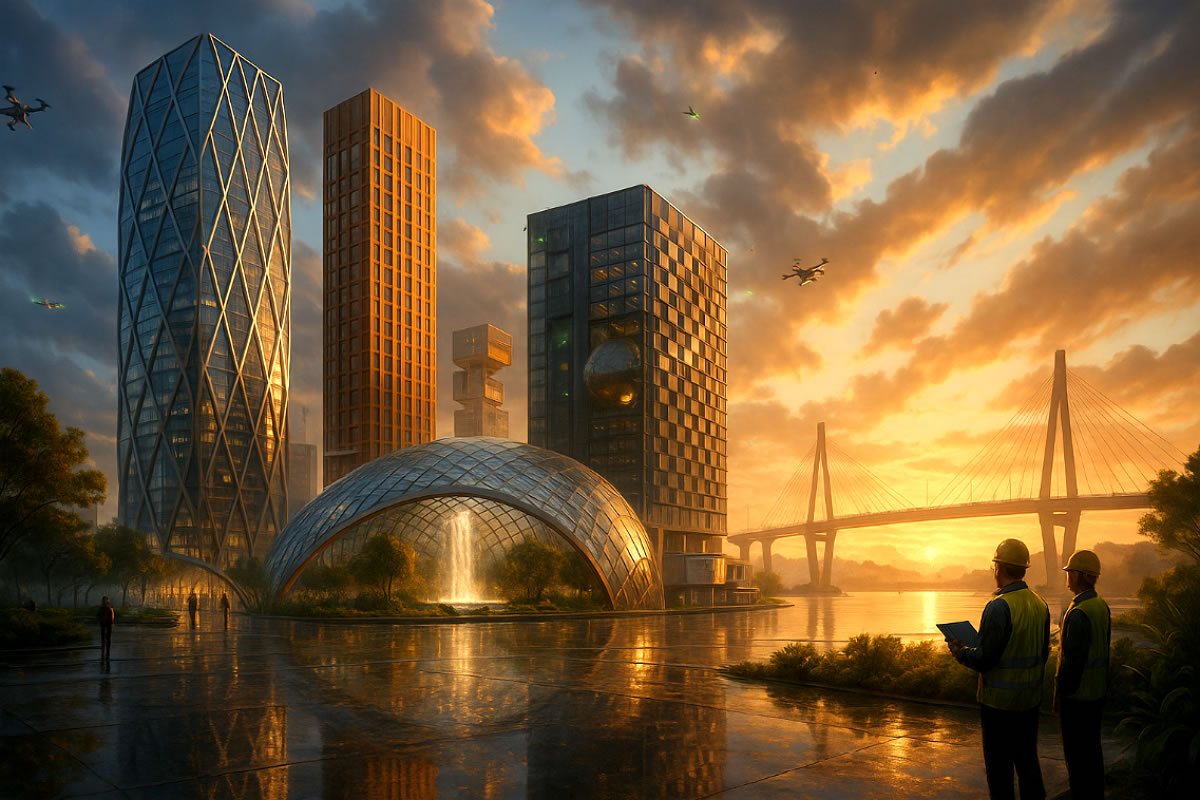 Современные здания - вершина достижений в архитектуре и строительстве