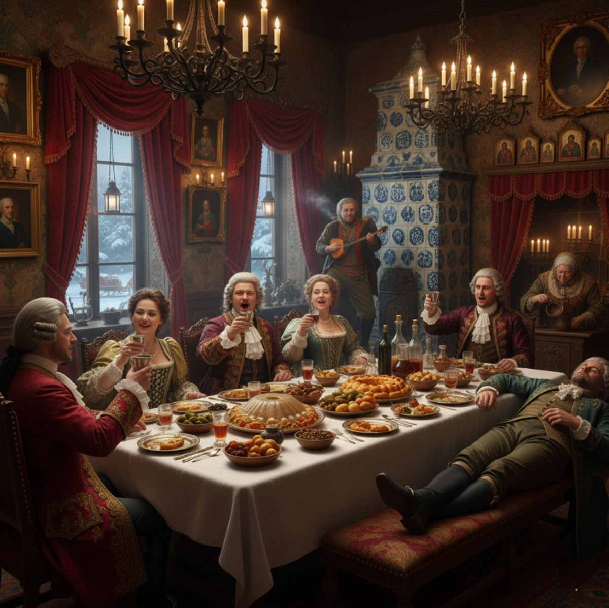 Отравление алкоголем у одного из гостей