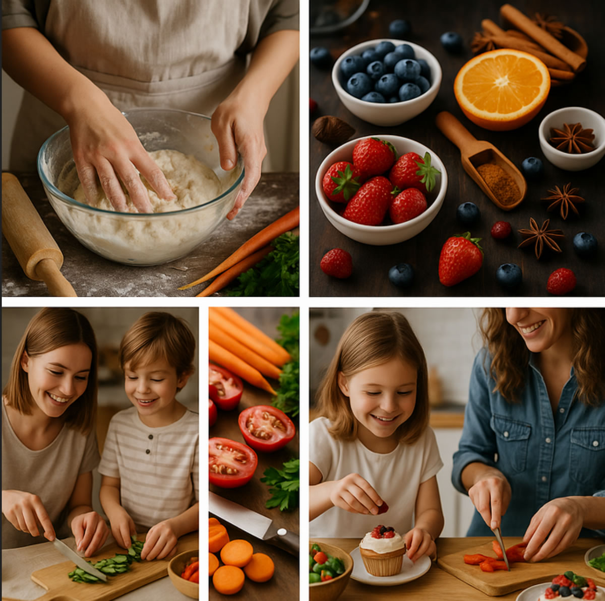 Кулинарные кадры на кухне