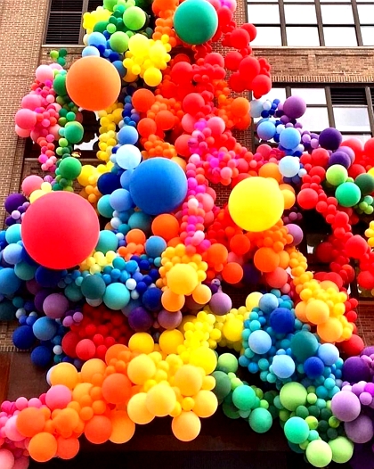 Воздушные шары для украшения помещения
