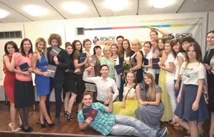 Ольга Спиркина вместе со своими учениками