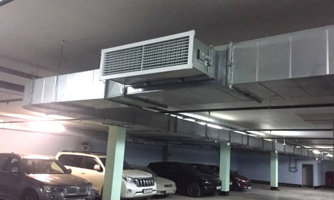 Система вентиляции парковки