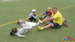 Занятия спортом в частном детском саду "Тема"